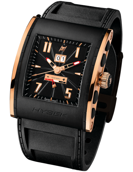 Kilada 41mm Power Reserve in Rose Gold and Black PVD