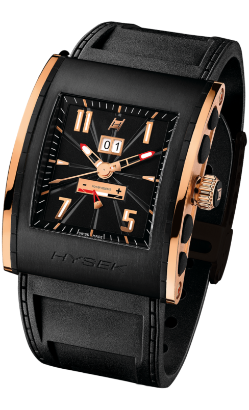 Kilada 41mm Power Reserve in Rose Gold and Black PVD