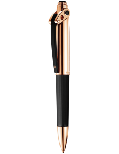 Rose Gold & Black soft touch finishing