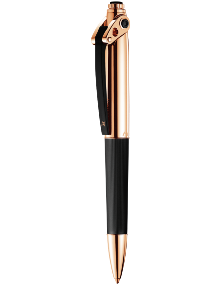 Rose Gold & Black soft touch finishing