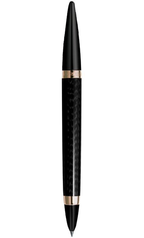 Hysek pen in carbon and black PVD
