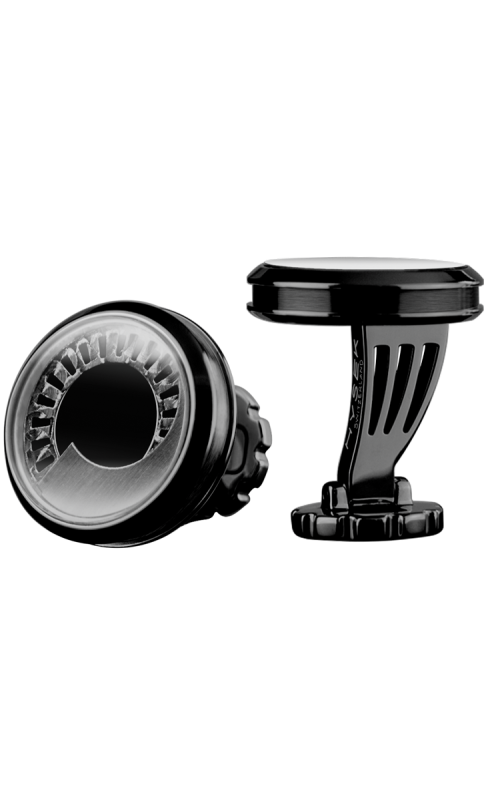 Io Cufflinks in black PVD