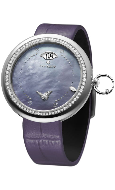 Kalysta Heaven's Tale titanium velvet dial mother of pearl