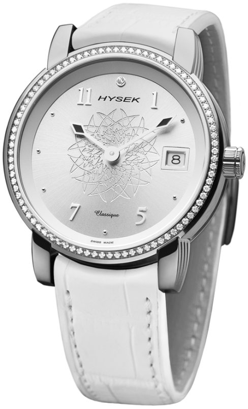 Io 36mm Classique steel diamonds