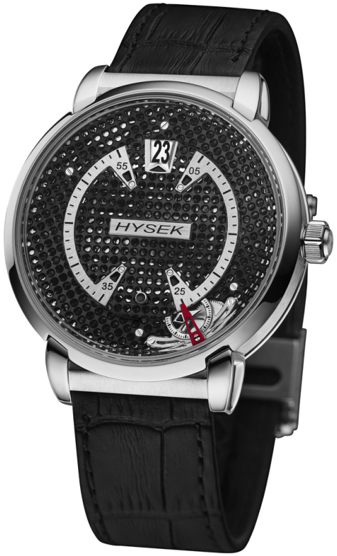 43mm double orbitale Jumping Hour