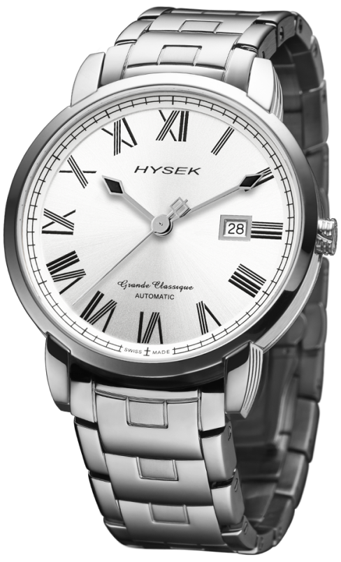 Io 43mm Grande Classic Automatic in steel