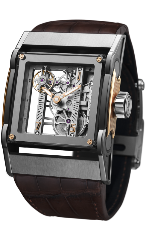 Furtif Skeleton Classic in Rose Gold and Titanium