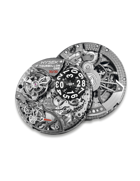 Abyss Automatic Tourbillon black PVD and 18k Rose Gold