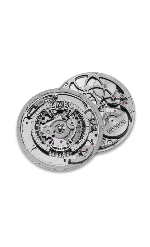 43mm double orbitale Jumping Hour