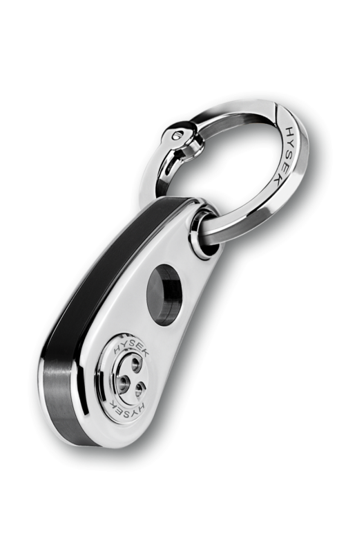 Abyss Key Ring in Steel and Black PVD